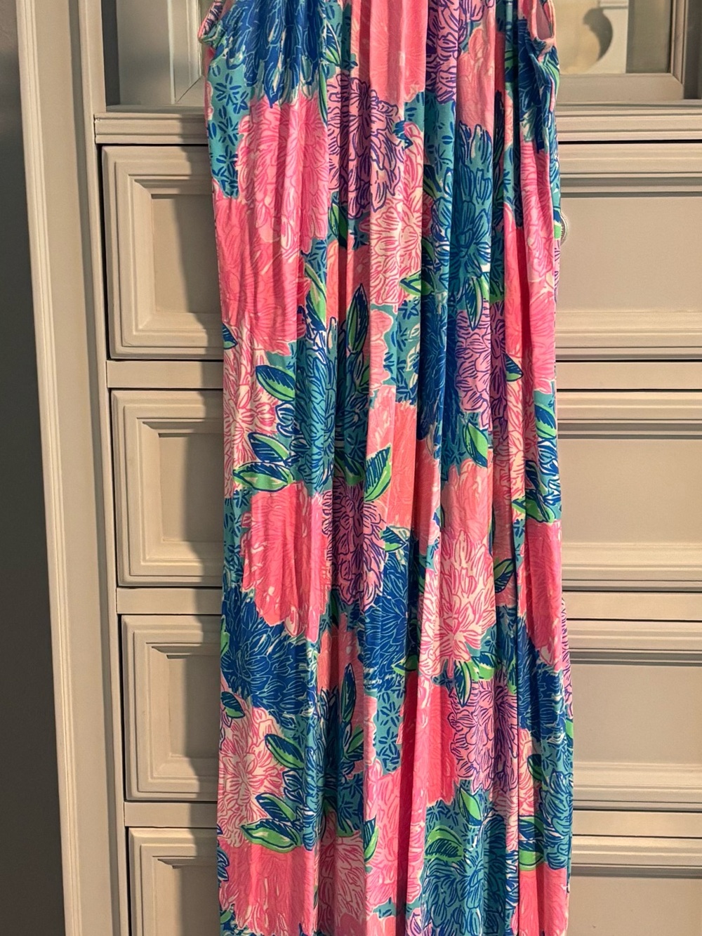 Lilly Pulitzer Pink and Blue Floral Kids One-Piece